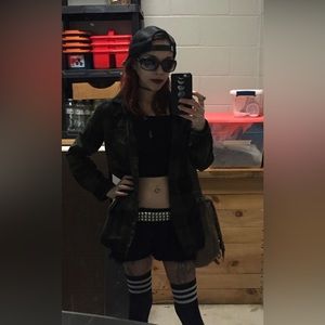 Royal Bones distressed shorts, size 0